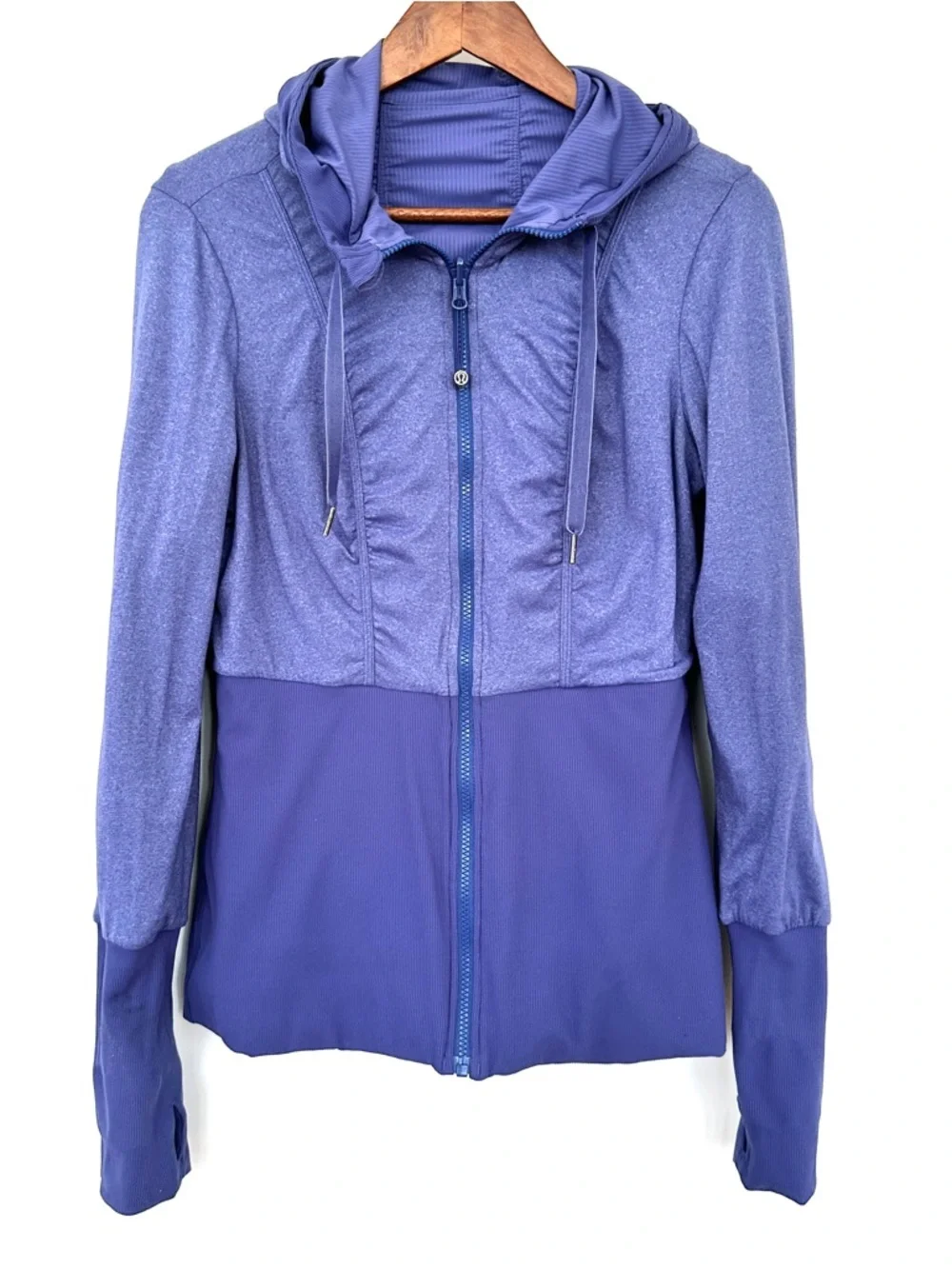 lululemon athletica Royal Blue Full-Zip Hooded Jacket, Reversible - Picture 12 of 15